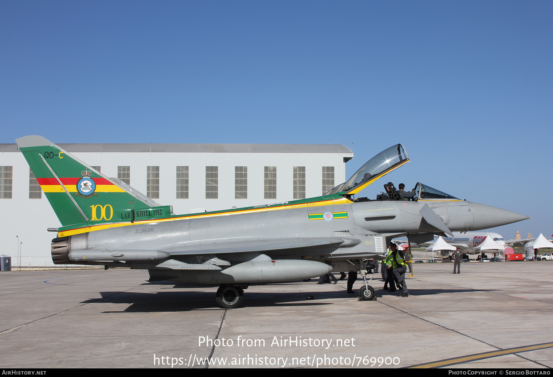 Aircraft Photo of ZJ936 | Eurofighter EF-2000 Typhoon FGR4 | UK - Air Force | AirHistory.net #769900