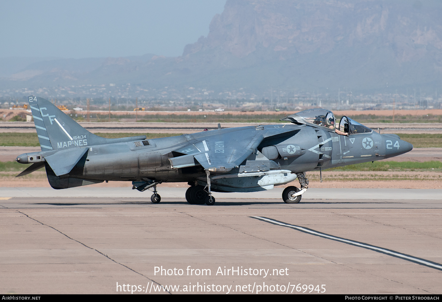 Aircraft Photo of 164134 | Boeing AV-8B Harrier II+ | USA - Marines | AirHistory.net #769945