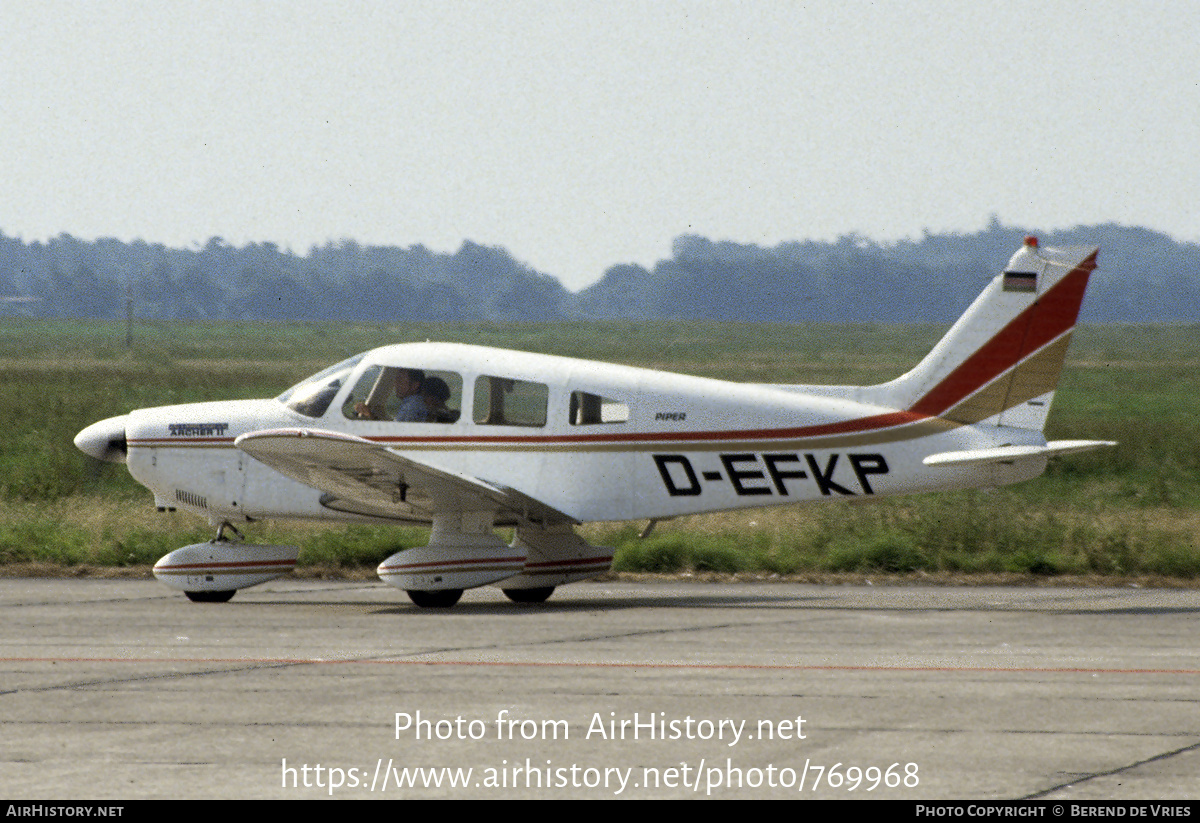 Aircraft Photo of D-EFKP | Piper PA-28-181 Archer II | AirHistory.net #769968