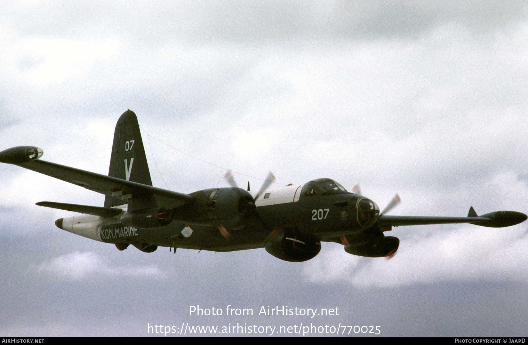 Aircraft Photo of 207 | Lockheed SP-2H Neptune | Netherlands - Navy | AirHistory.net #770025