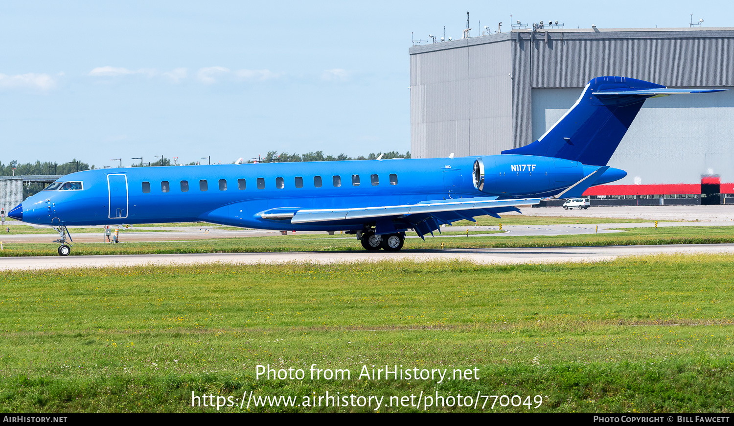 Aircraft Photo of N117TF | Bombardier Global 7500 (BD-700-2A12) | AirHistory.net #770049