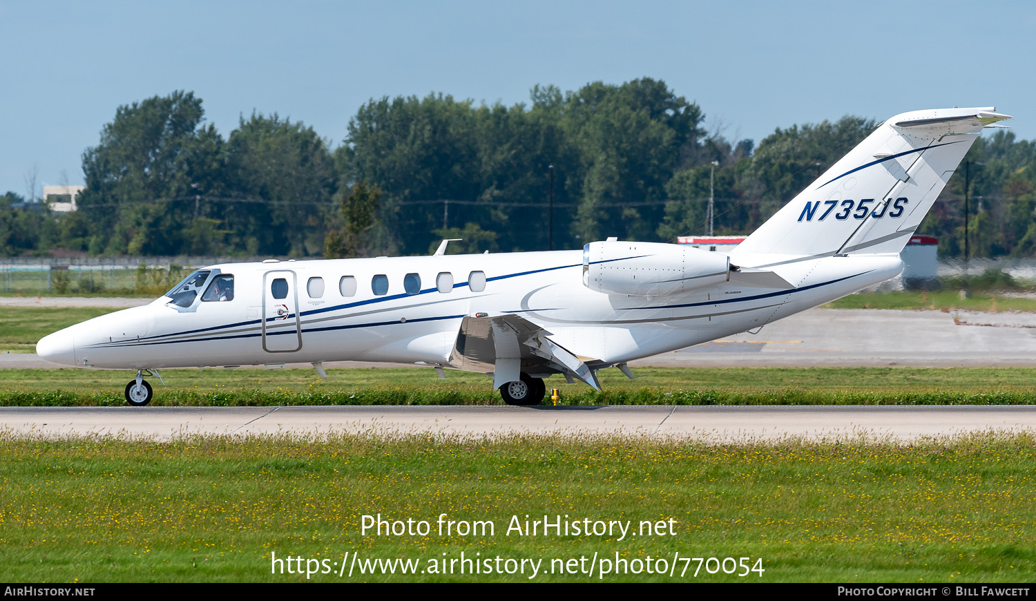 Aircraft Photo of N735JS | Cessna 525B CitationJet CJ3+ | AirHistory.net #770054