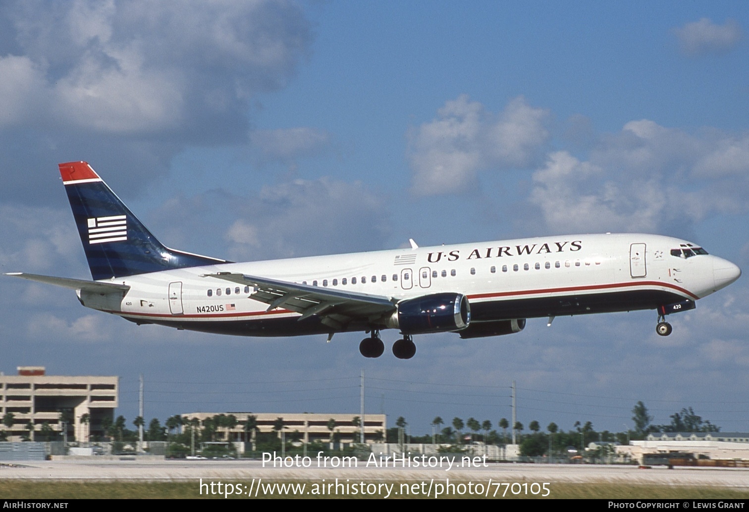 Aircraft Photo of N420US | Boeing 737-401 | US Airways | AirHistory.net #770105