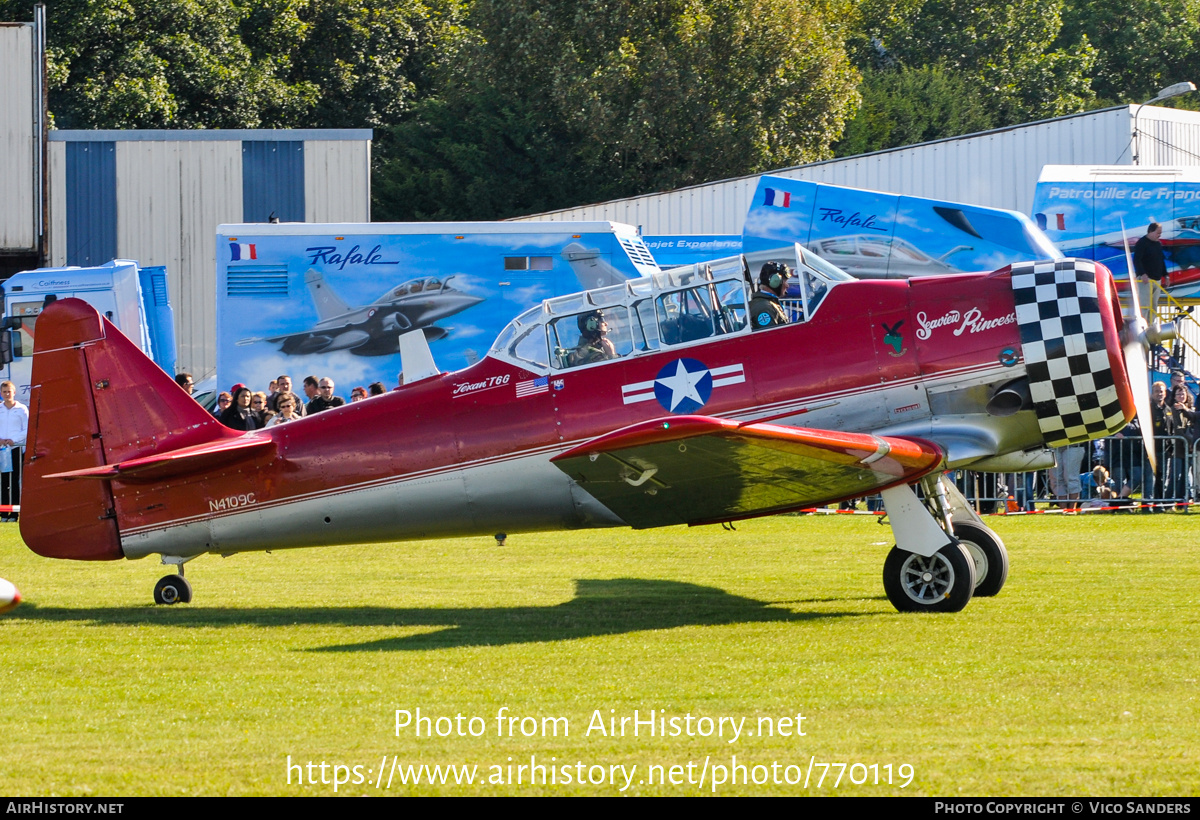 Aircraft Photo of N4109C | North American T-6G Texan | USA - Air Force | AirHistory.net #770119