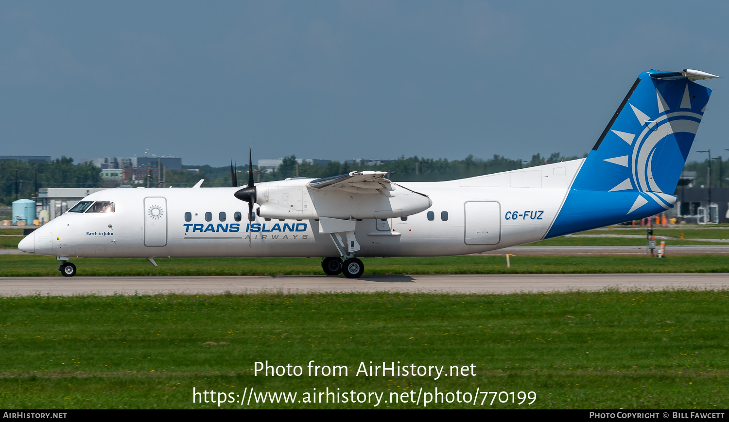 Aircraft Photo of C6-FUZ | De Havilland Canada DHC-8-311A Dash 8 | Trans Island Airways | AirHistory.net #770199