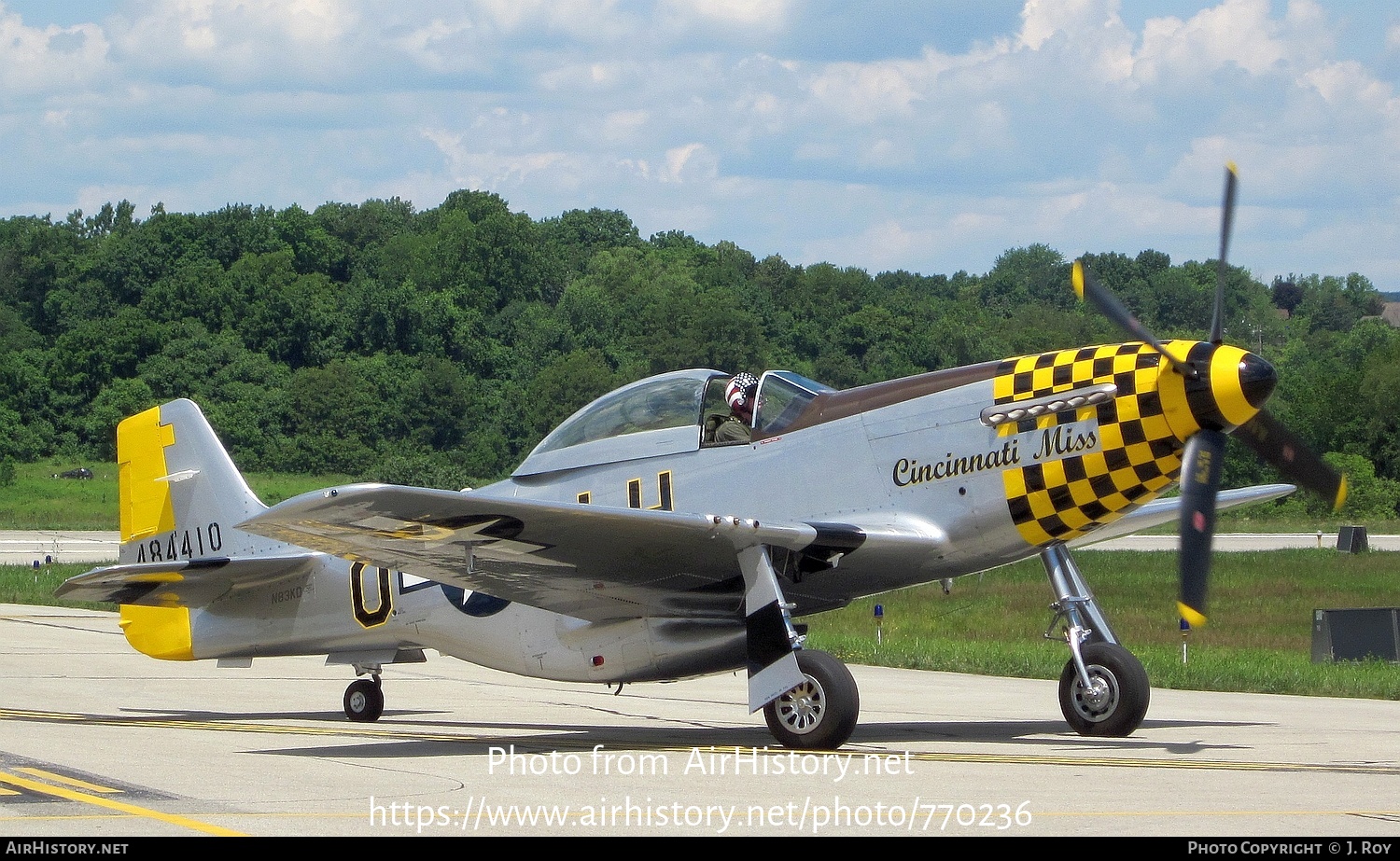 Aircraft Photo of N83KD / 484410 | North American P-51D Mustang | USA - Air Force | AirHistory.net #770236