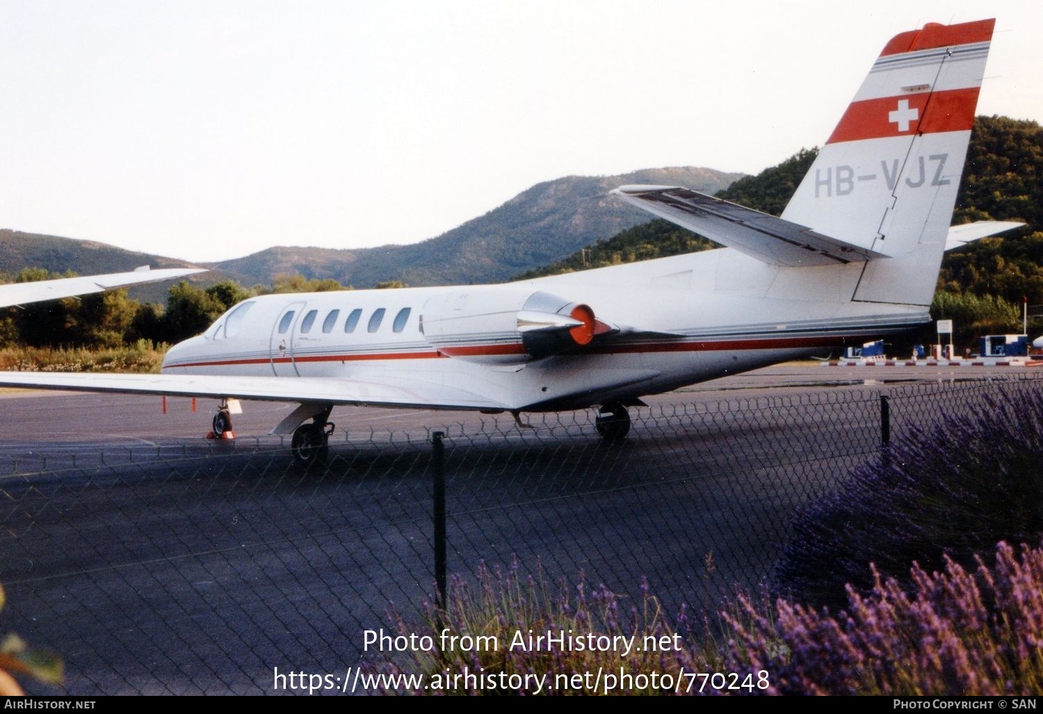 Aircraft Photo of HB-VJZ | Cessna 560 Citation V | AirHistory.net #770248