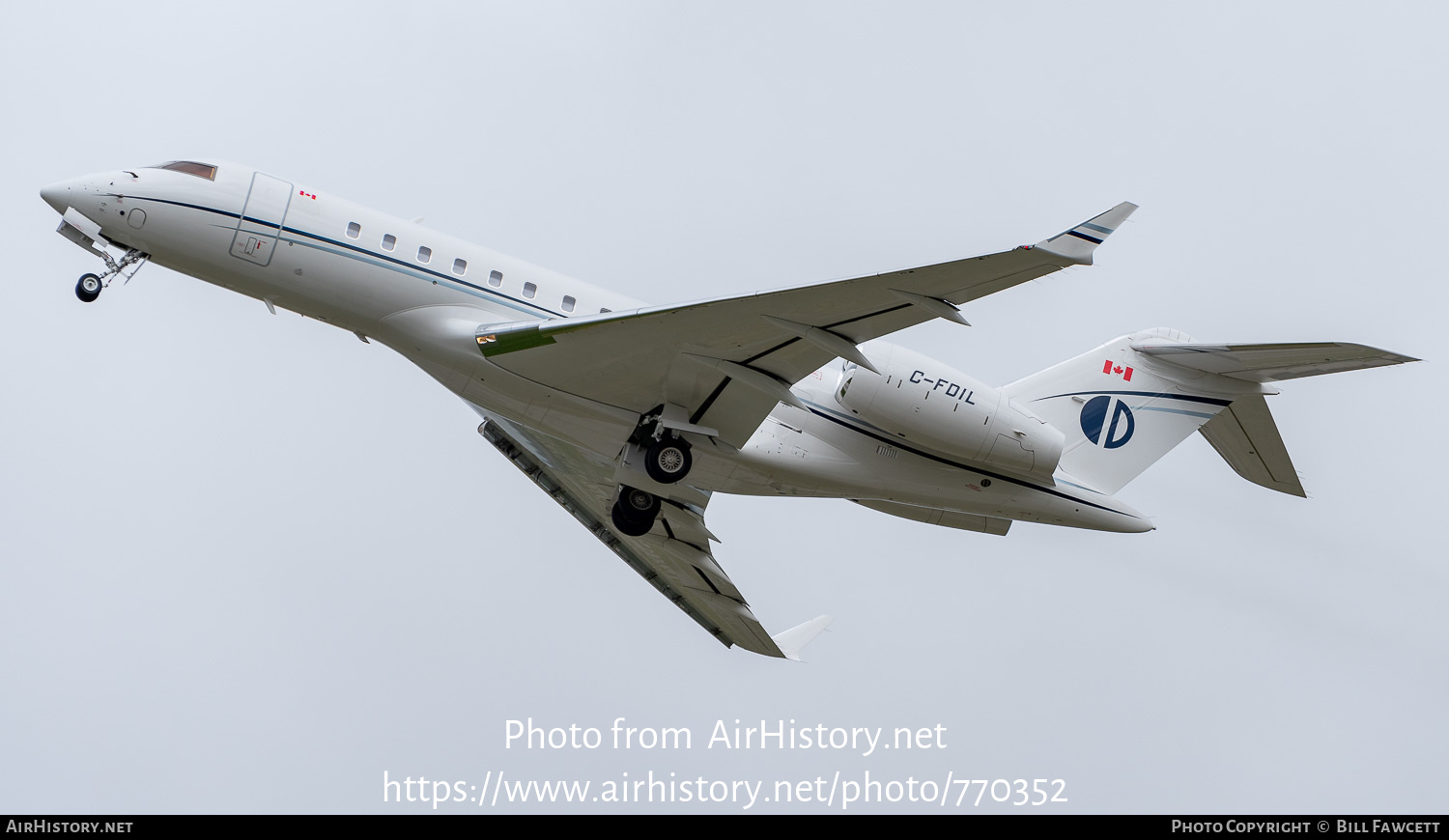 Aircraft Photo of C-FDIL | Bombardier Global 6000 (BD-700-1A10) | AirHistory.net #770352