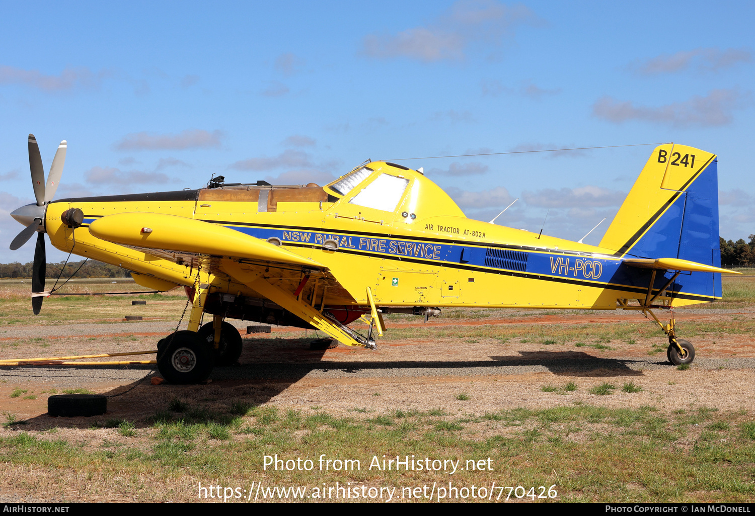 Aircraft Photo of VH-PCD | Air Tractor AT-802A | NSW Rural Fire Service | AirHistory.net #770426