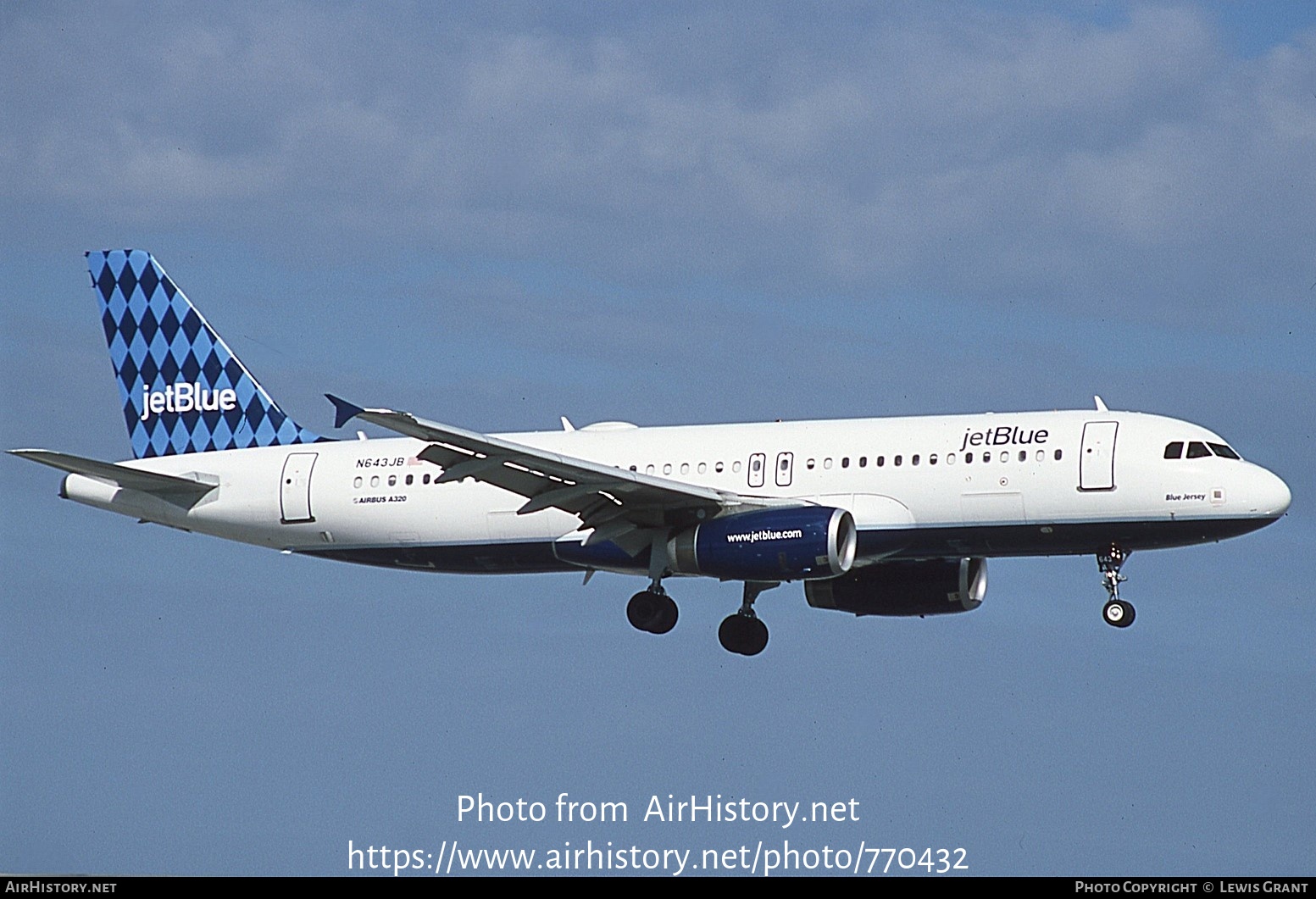 Aircraft Photo of N643JB | Airbus A320-232 | JetBlue Airways | AirHistory.net #770432