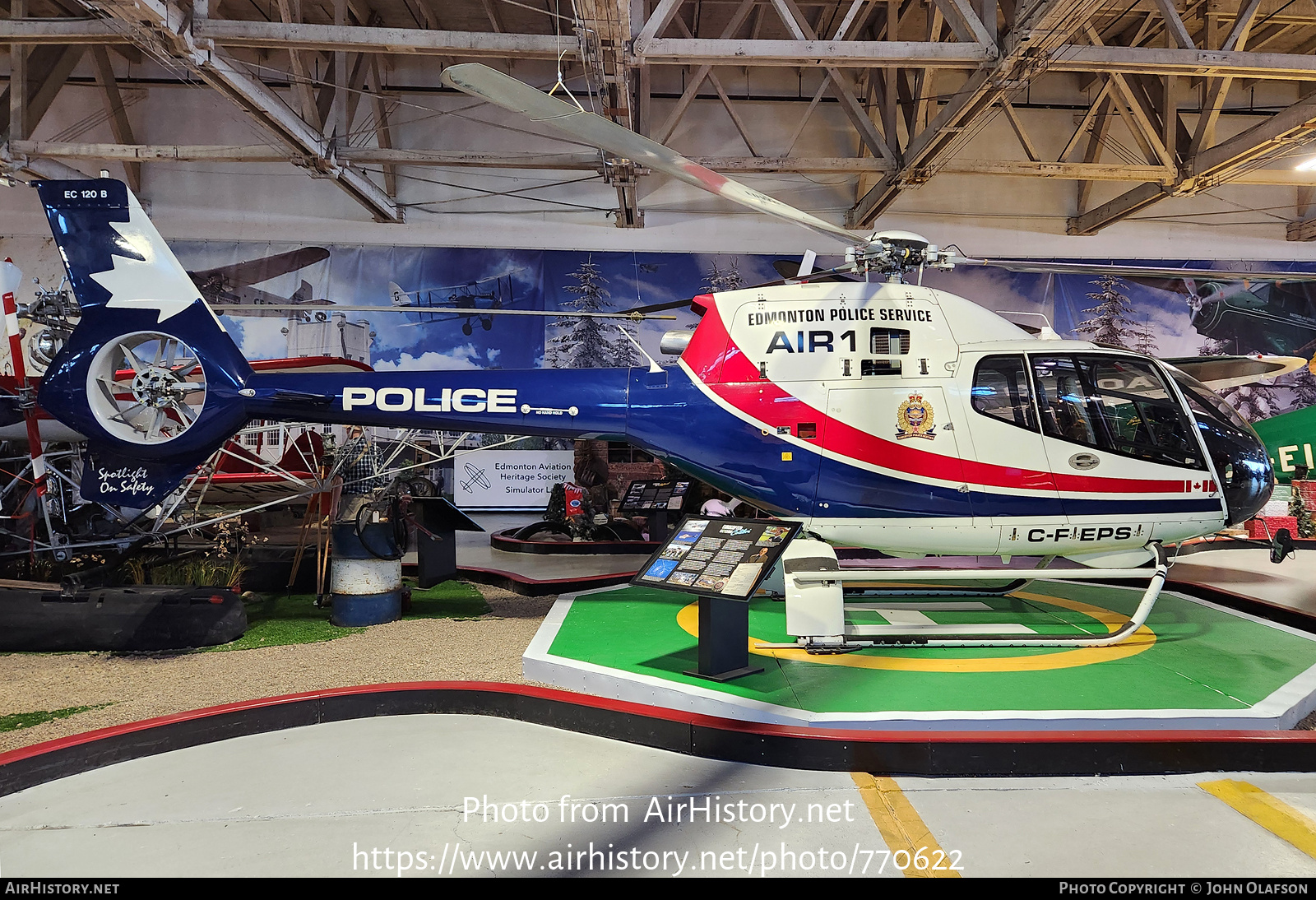 Aircraft Photo of C-FEPS | Eurocopter EC-120B Colibri | Edmonton Police Service | AirHistory.net #770622