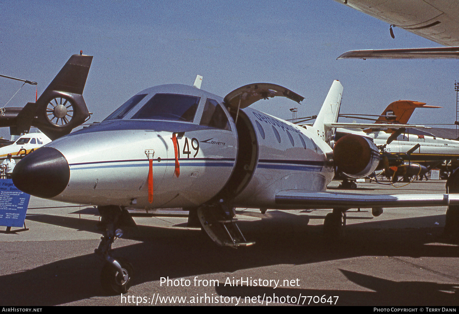 Aircraft Photo of F-BUAS | Aerospatiale SN-601 Corvette 100 | Aerospatiale | AirHistory.net #770647