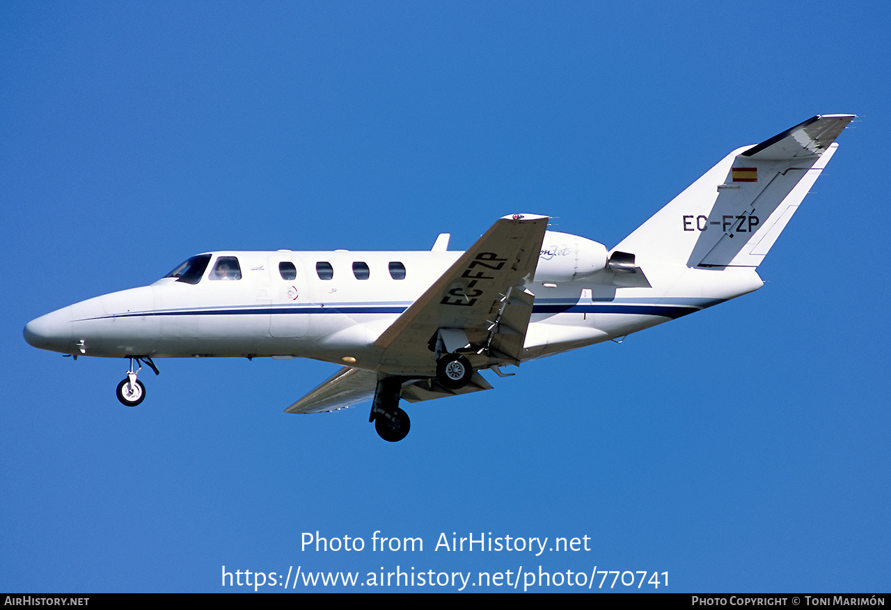 Aircraft Photo of EC-FZP | Cessna 525 CitationJet | Gestair | AirHistory.net #770741