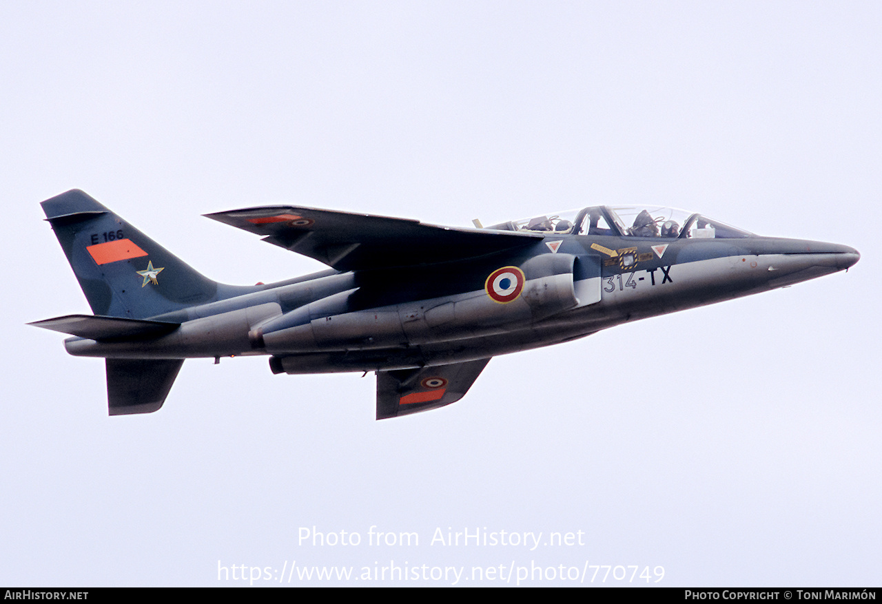 Aircraft Photo of E166 | Dassault-Dornier Alpha Jet E | France - Air Force | AirHistory.net #770749