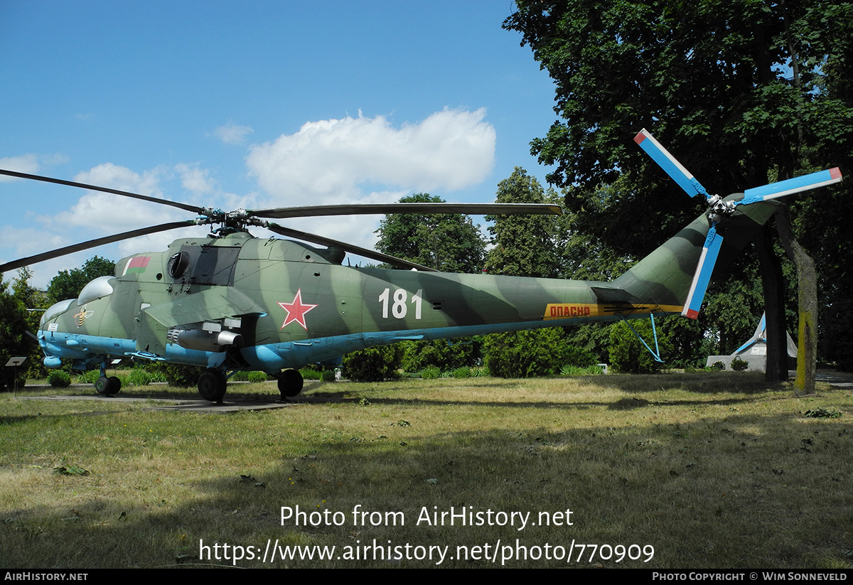 Aircraft Photo of 181 white | Mil Mi-24V | Belarus - Air Force | AirHistory.net #770909