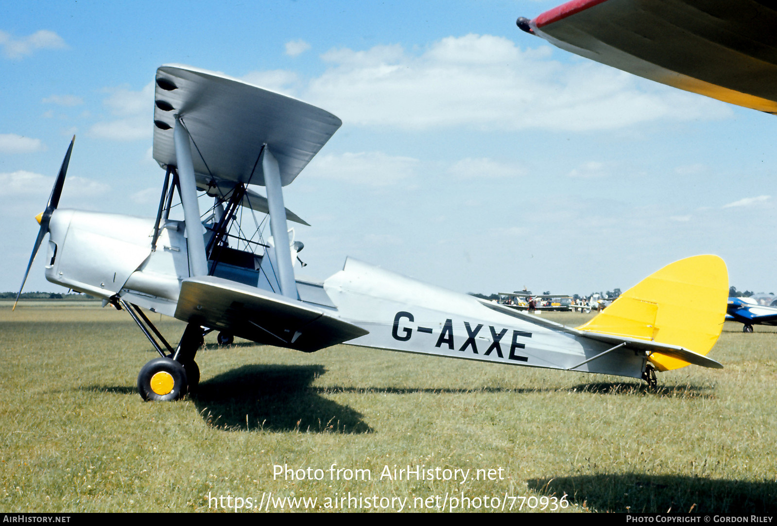 Aircraft Photo of G-AXXE | De Havilland D.H. 82A Tiger Moth II | AirHistory.net #770936