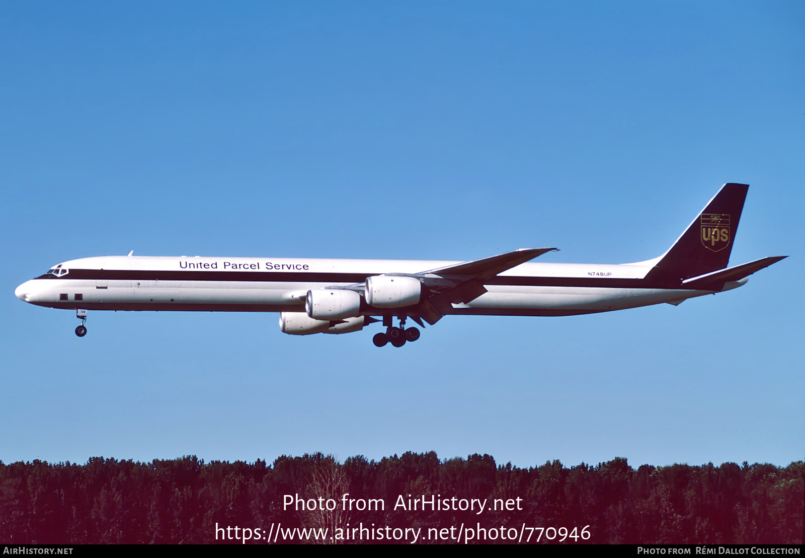 Aircraft Photo of N748UP | Douglas DC-8-71(F) | United Parcel Service - UPS | AirHistory.net #770946