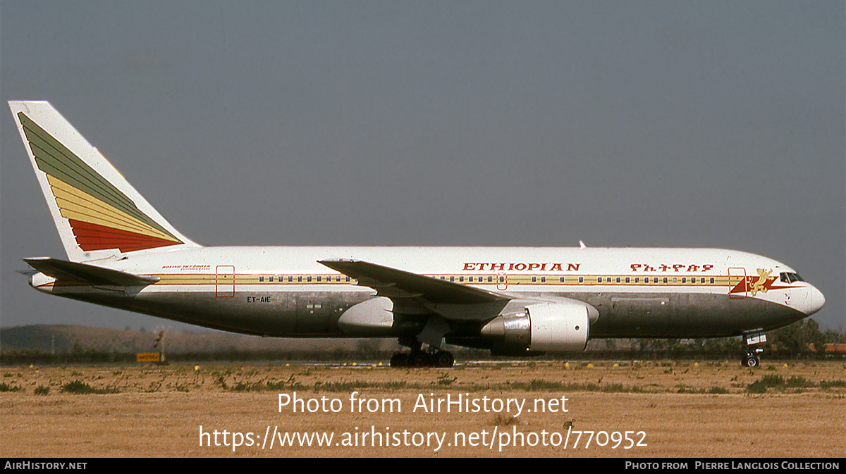 Aircraft Photo of ET-AIE | Boeing 767-260/ER | Ethiopian Airlines | AirHistory.net #770952