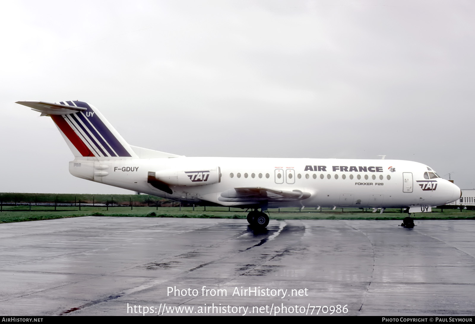 Aircraft Photo of F-GDUY | Fokker F28-4000 Fellowship | Air France | AirHistory.net #770986