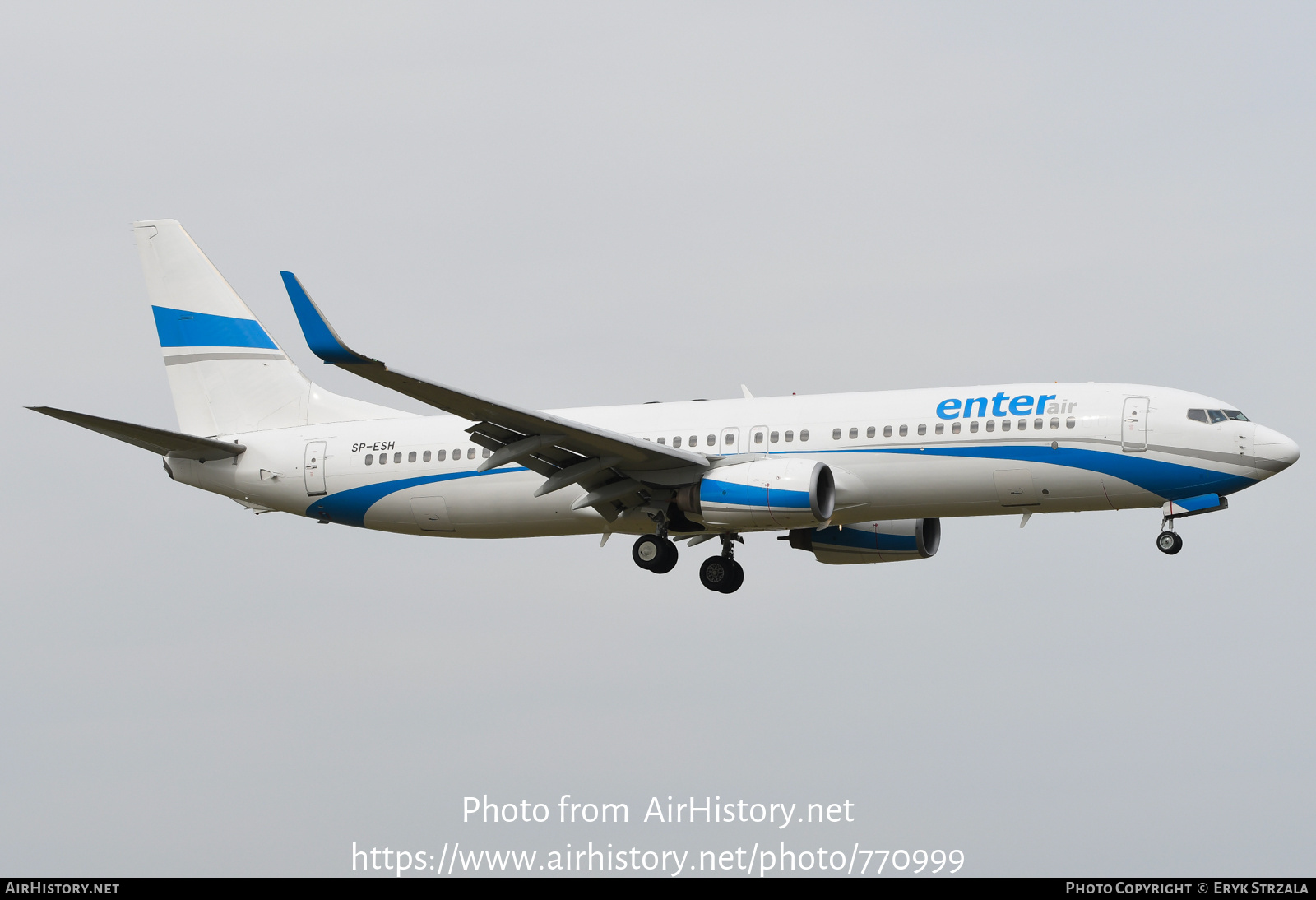 Aircraft Photo of SP-ESH | Boeing 737-81M | Enter Air | AirHistory.net #770999