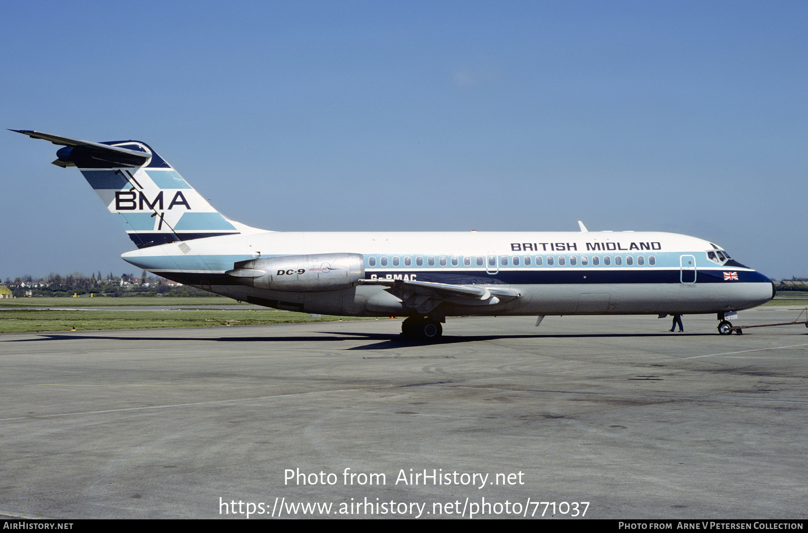 Aircraft Photo of G-BMAC | Douglas DC-9-14 | British Midland Airways - BMA | AirHistory.net #771037