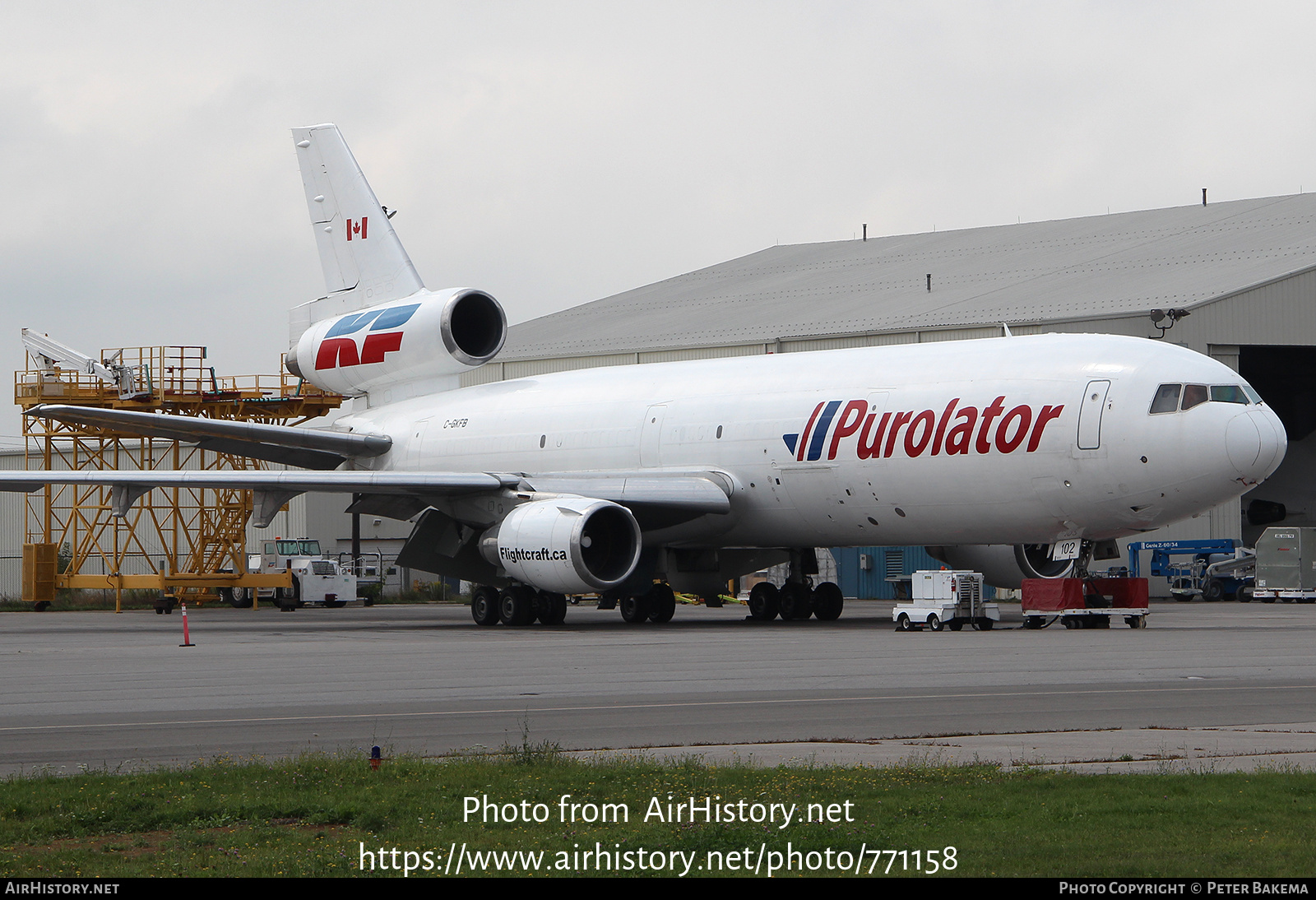 Aircraft Photo of C-GKFB | McDonnell Douglas DC-10-30 | Purolator Courier | AirHistory.net #771158