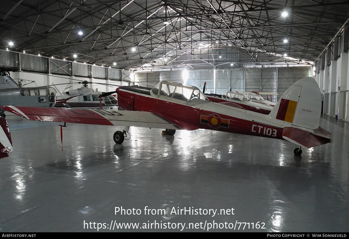 Aircraft Photo of CT-103 | De Havilland Canada DHC-1 Chipmunk T10 | Sri Lanka - Air Force | AirHistory.net #771162