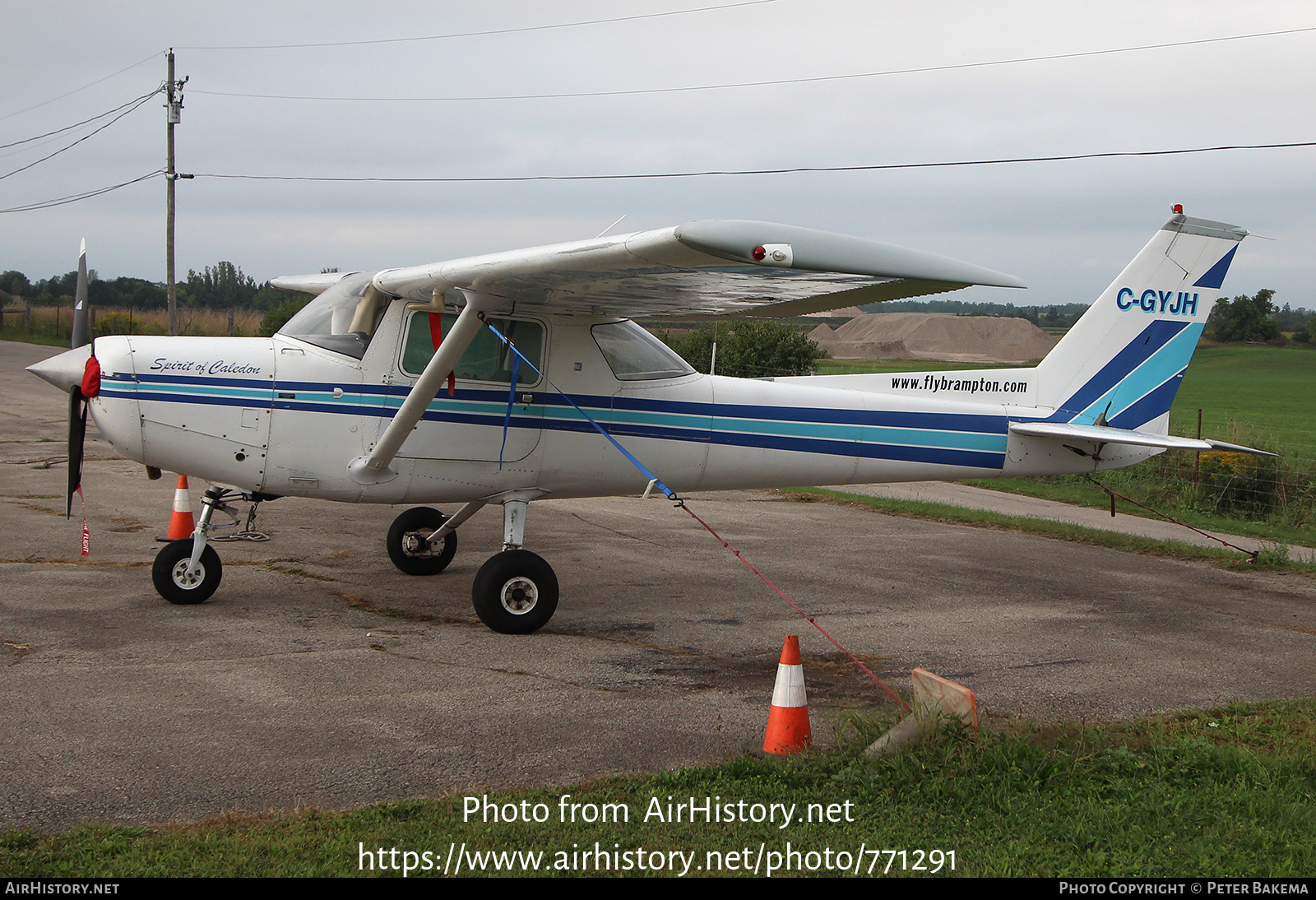 Aircraft Photo of C-GYJH | Cessna 152 | Brampton Flying Club | AirHistory.net #771291