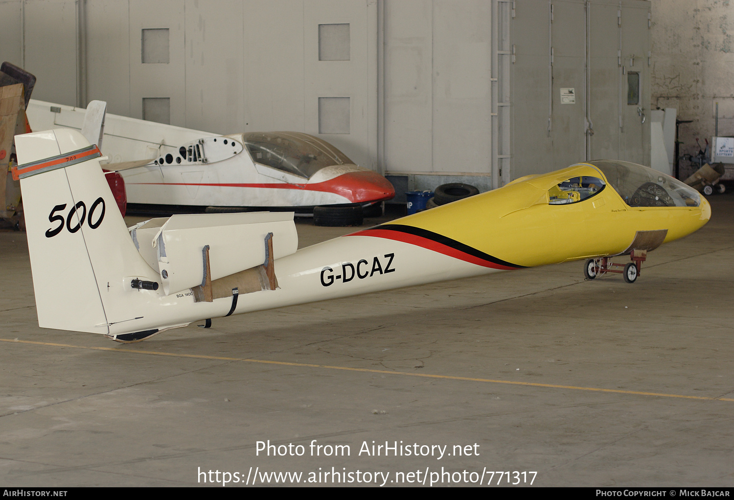 Aircraft Photo of G-DCAZ / BGA1400 | Slingsby T-51 Dart 17R | AirHistory.net #771317