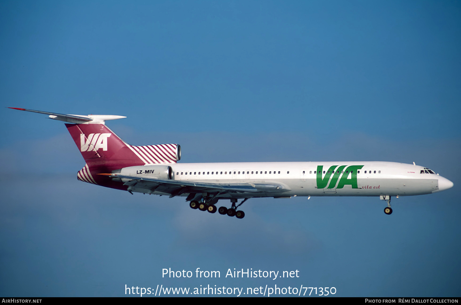 Aircraft Photo of LZ-MIV | Tupolev Tu-154M | VIA - Air VIA Bulgarian Airways | AirHistory.net #771350