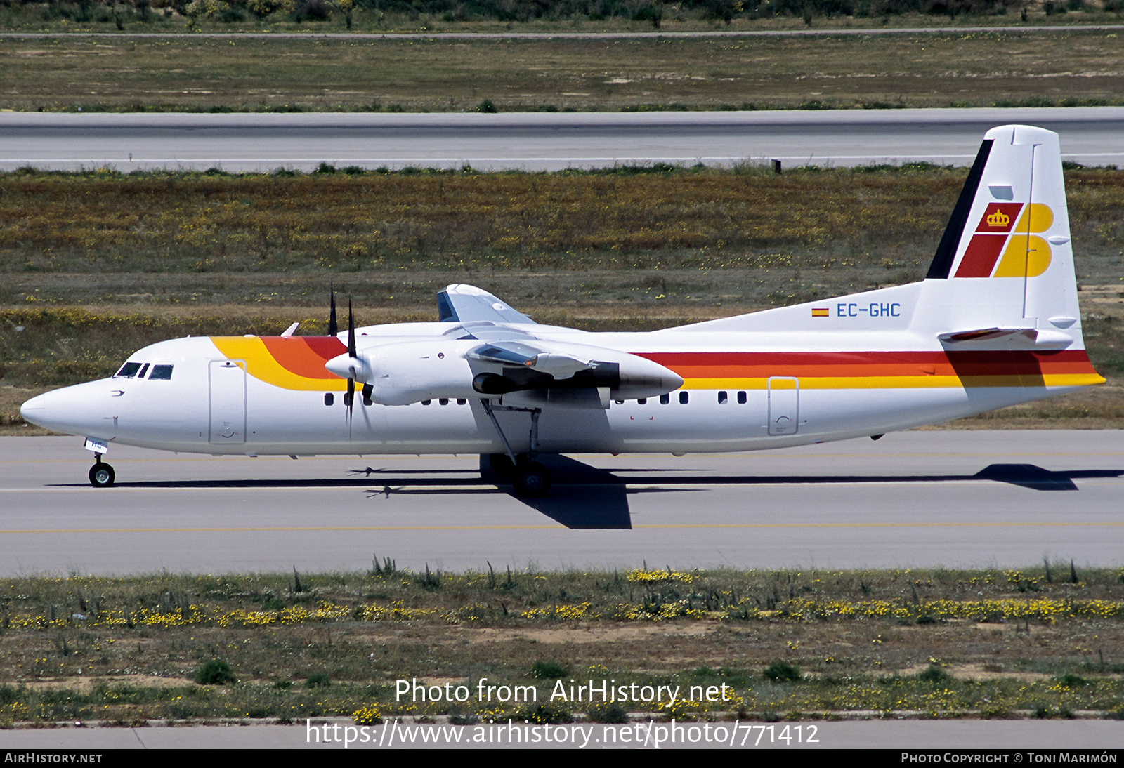 Aircraft Photo of EC-GHC | Fokker 50 | Iberia Regional | AirHistory.net #771412