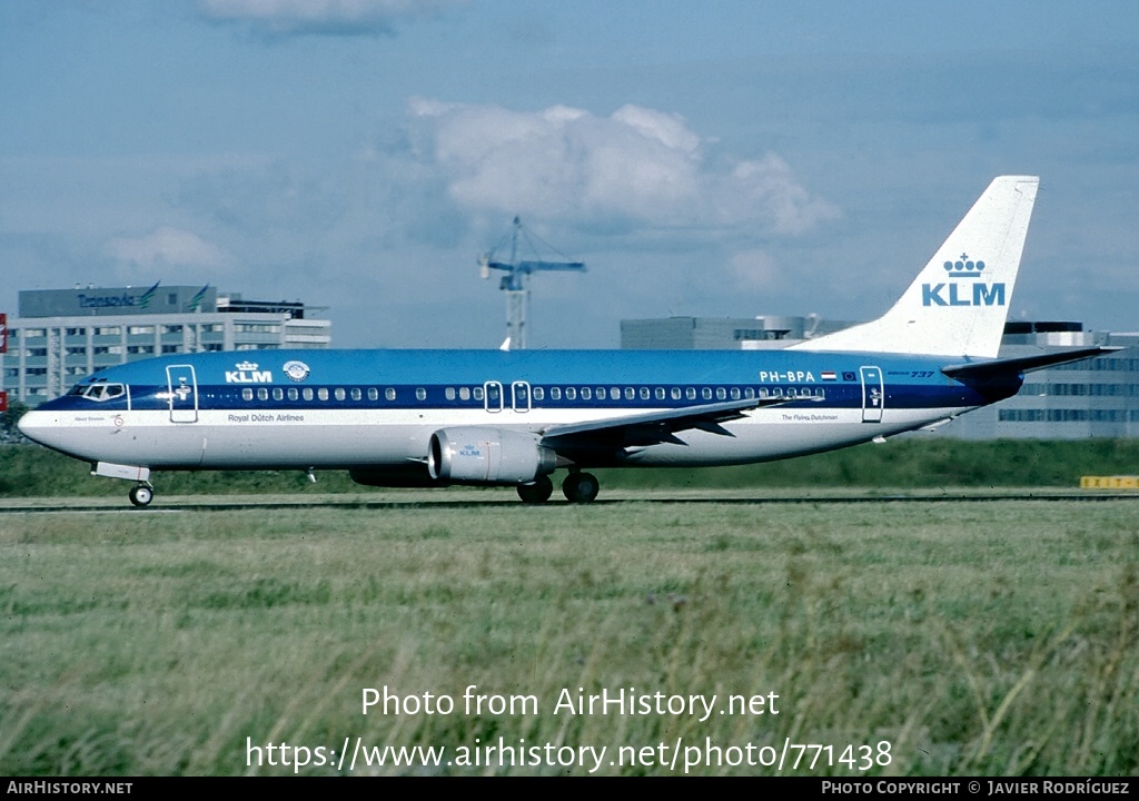 Aircraft Photo of PH-BPA | Boeing 737-4Y0 | KLM - Royal Dutch Airlines | AirHistory.net #771438