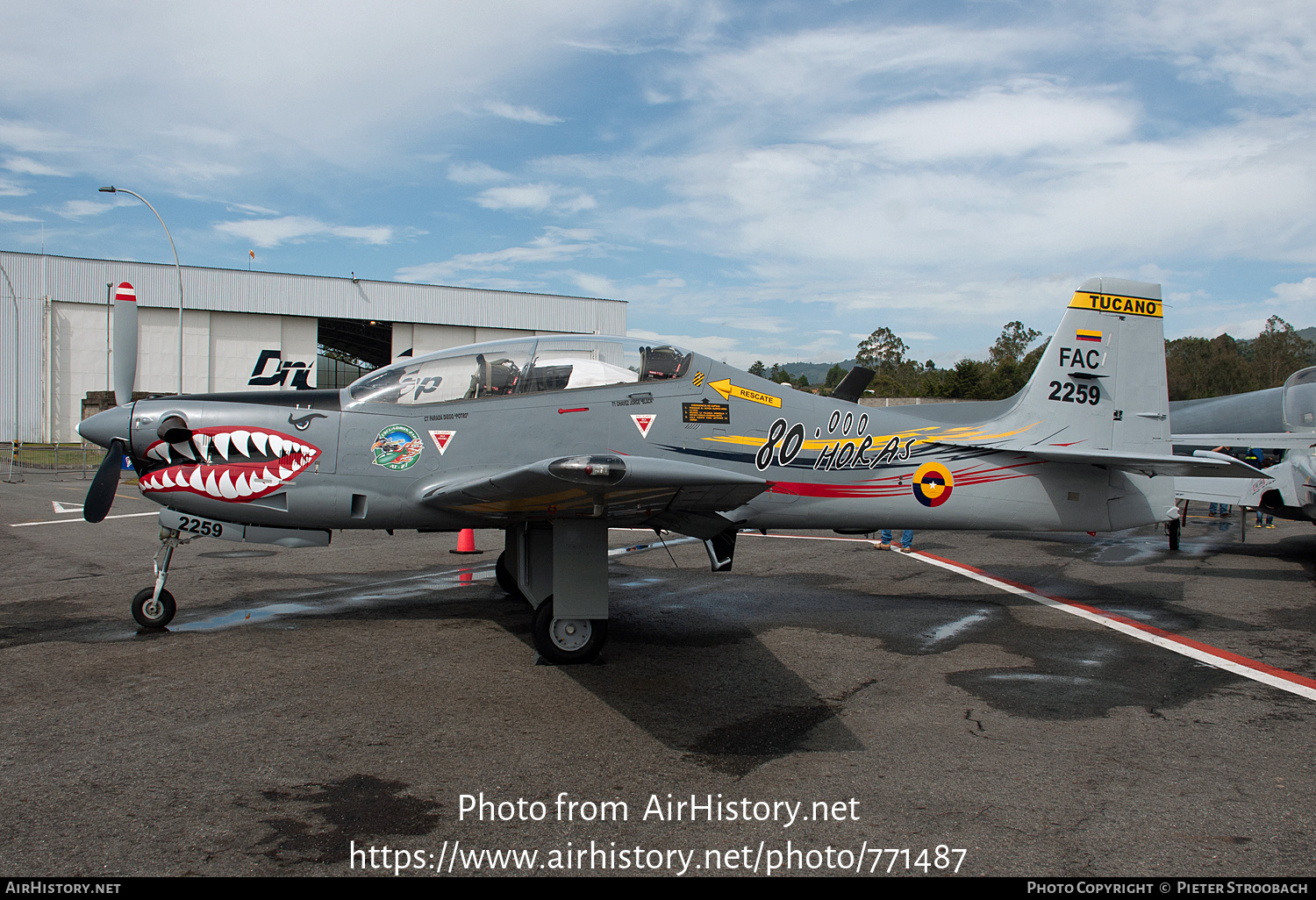 Aircraft Photo of FAC2259 | Embraer AT-27 Tucano | Colombia - Air Force | AirHistory.net #771487