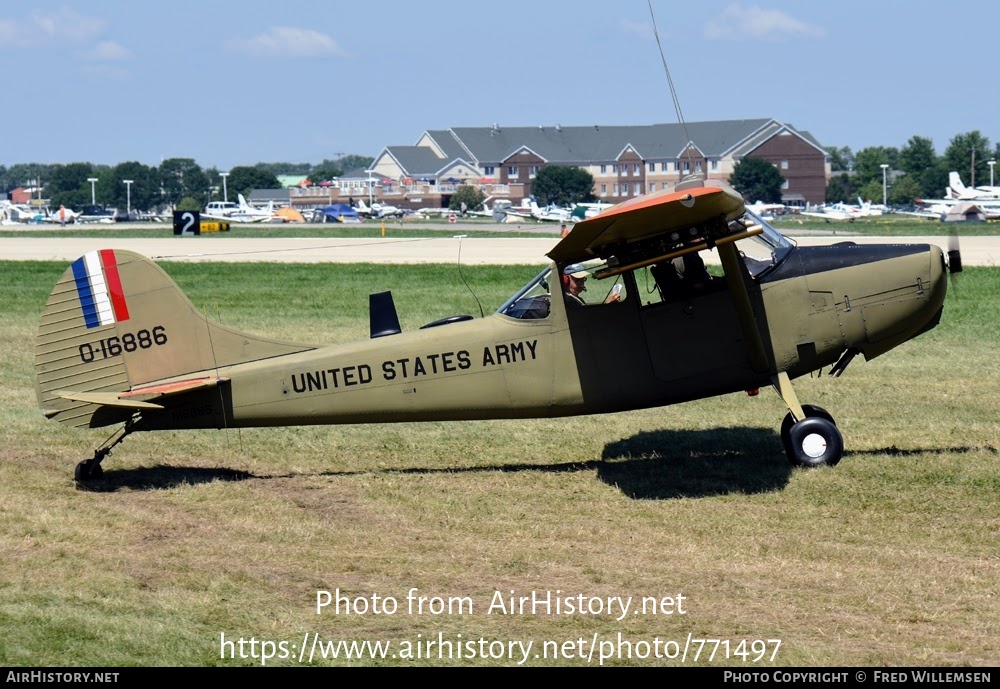 Aircraft Photo of N16886 / 0-16886 | Cessna O-1G Bird Dog | USA - Army | AirHistory.net #771497