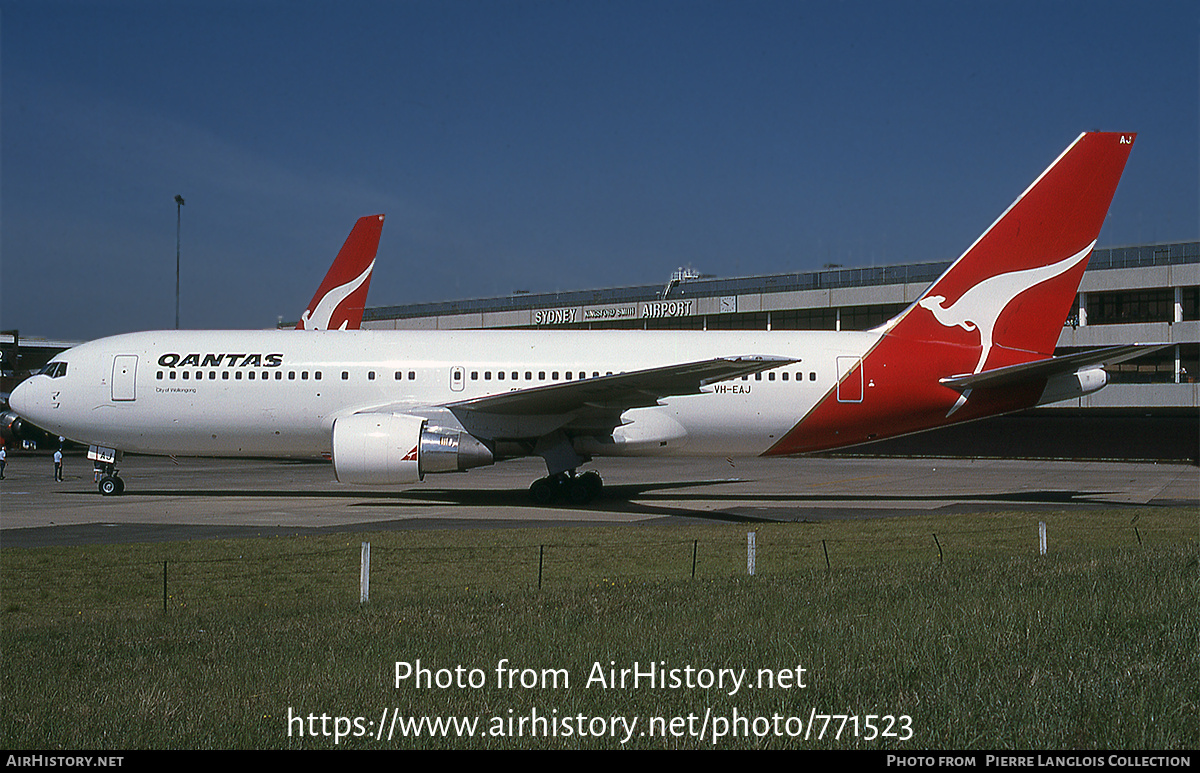 Aircraft Photo of VH-EAJ | Boeing 767-238/ER | Qantas | AirHistory.net #771523