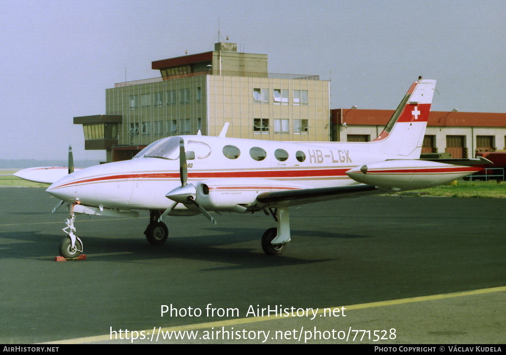 Aircraft Photo of HB-LGK | Cessna 340 | AirHistory.net #771528