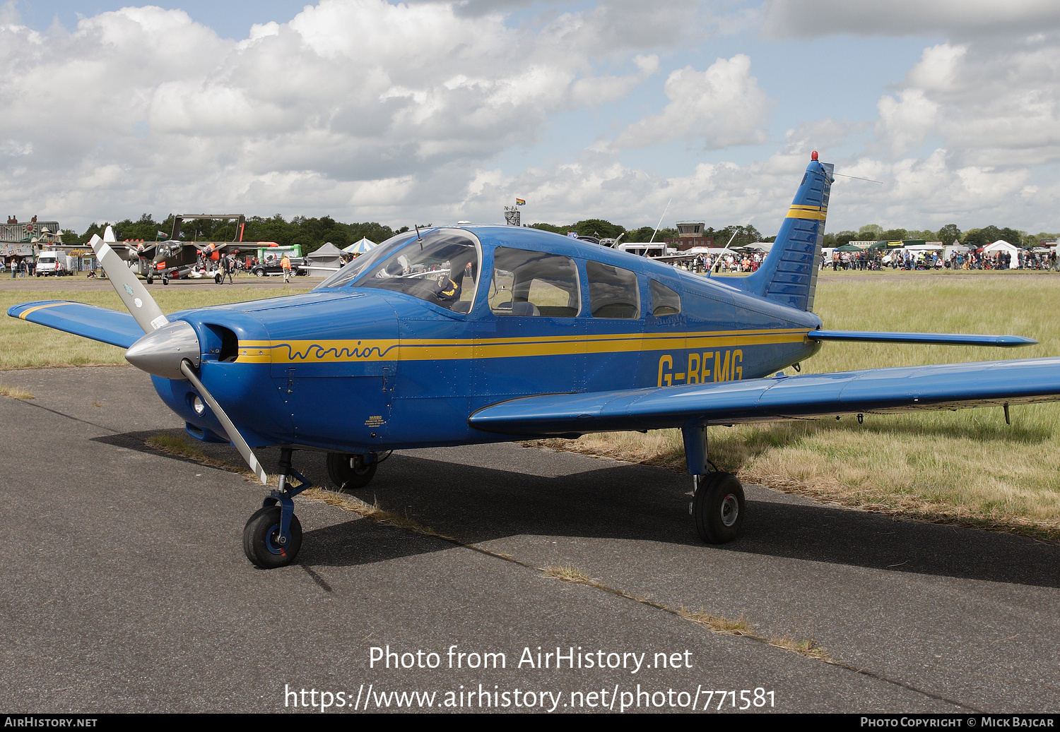 Aircraft Photo of G-BFMG | Piper PA-28-161 Cherokee Warrior II | AirHistory.net #771581