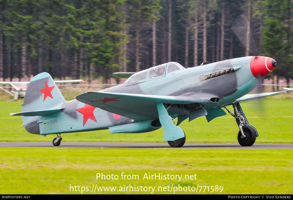 Aircraft Photo of D-FAFA | Yakovlev Yak-9UM | Soviet Union - Air Force | AirHistory.net #771589