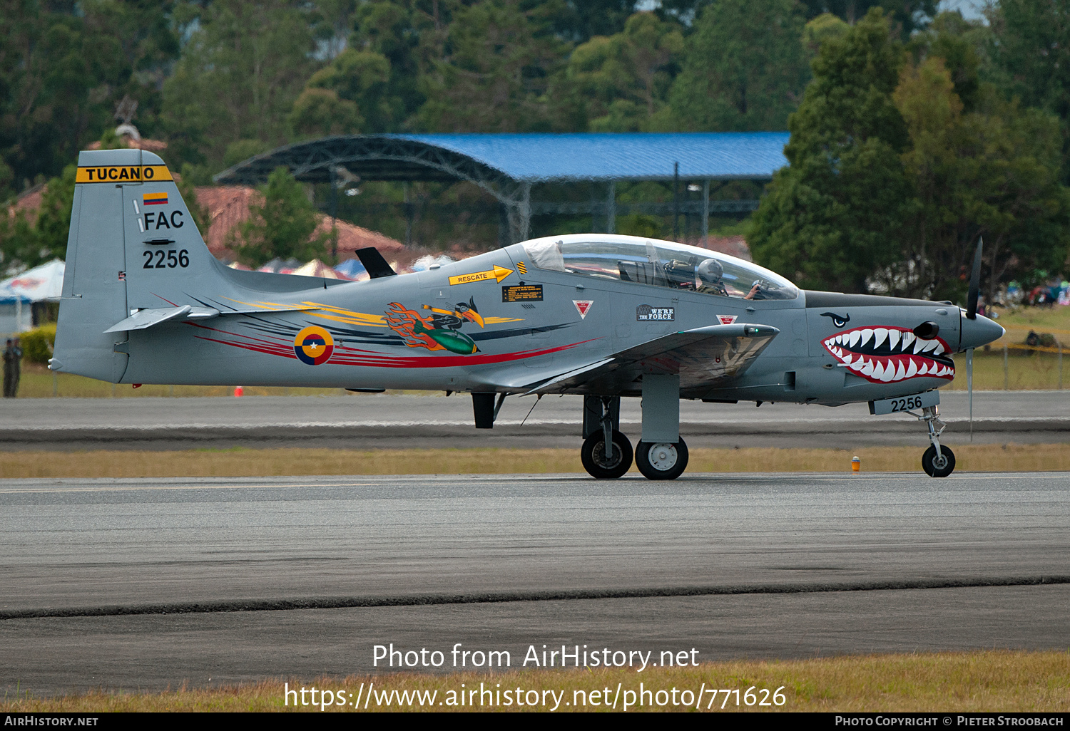 Aircraft Photo of FAC2256 | Embraer AT-27 Tucano | Colombia - Air Force | AirHistory.net #771626