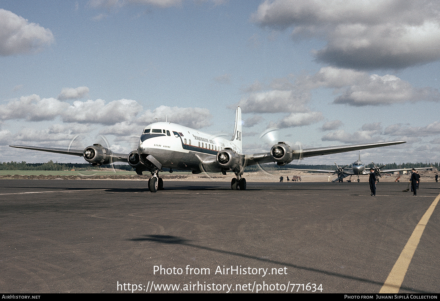 Aircraft Photo of SE-BDR | Douglas DC-6B | Scandinavian Airlines System - SAS | AirHistory.net #771634