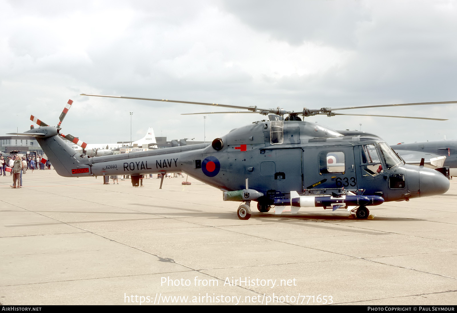 Aircraft Photo of XZ693 | Westland WG-13 Lynx HAS2 | UK - Navy | AirHistory.net #771653