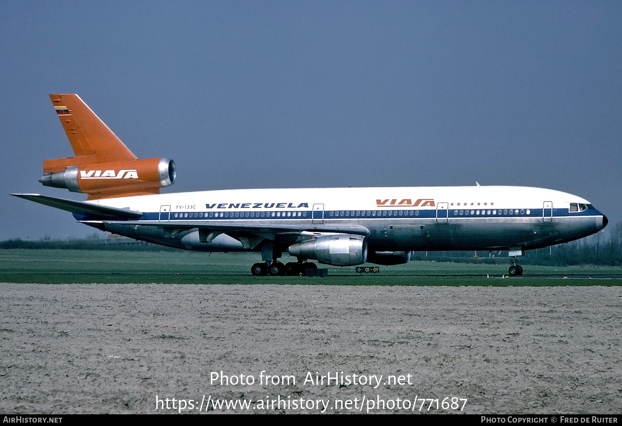 Aircraft Photo of YV-133C | McDonnell Douglas DC-10-30 | Viasa | AirHistory.net #771687