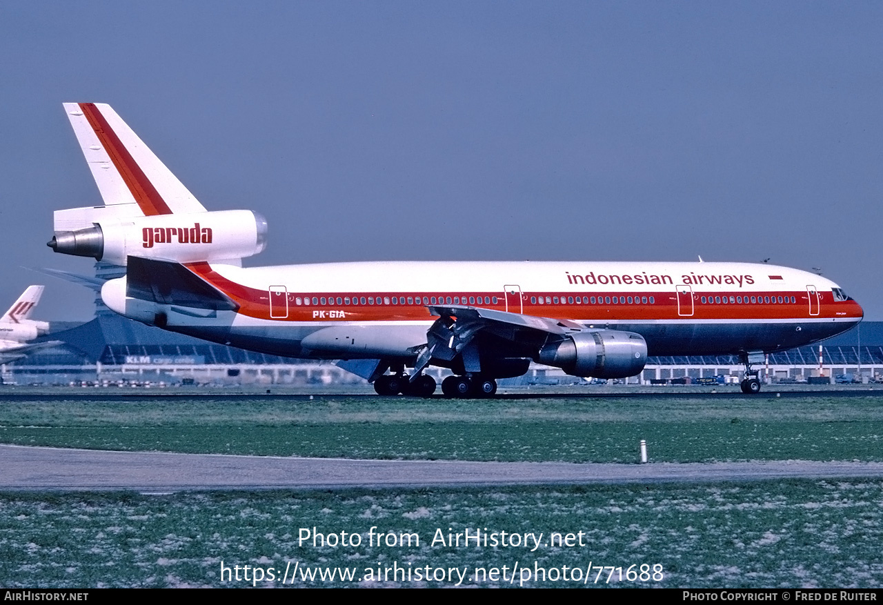 Aircraft Photo of PK-GIA | McDonnell Douglas DC-10-30 | Garuda Indonesian Airways | AirHistory.net #771688