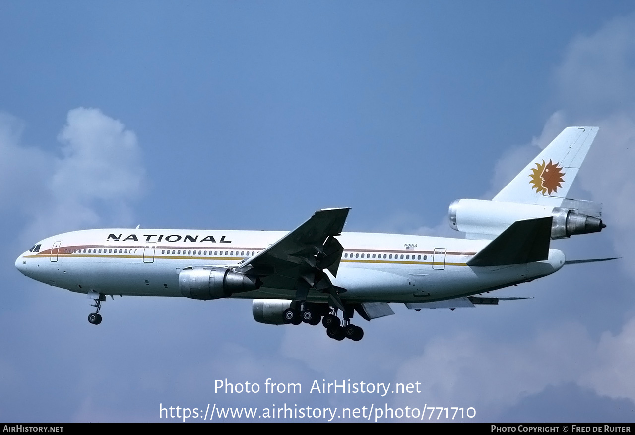 Aircraft Photo of N81NA | McDonnell Douglas DC-10-30 | National Airlines | AirHistory.net #771710