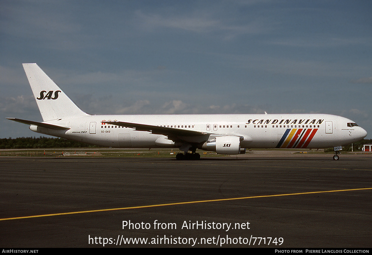 Aircraft Photo of SE-DKO | Boeing 767-383/ER | Scandinavian Airlines - SAS | AirHistory.net #771749