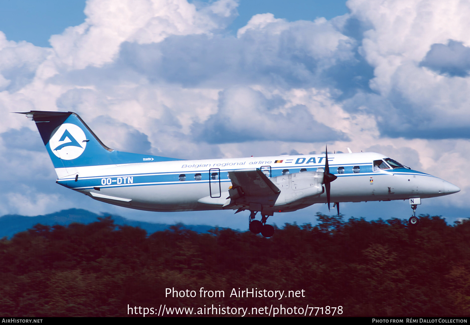 Aircraft Photo of OO-DTN | Embraer EMB-120RT Brasilia | Delta Air Transport - DAT | AirHistory.net #771878