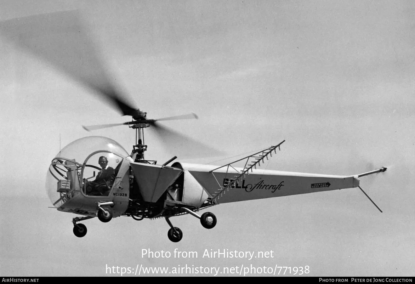 Aircraft Photo of NC132B | Bell 47D | Bell Aircraft | AirHistory.net #771938