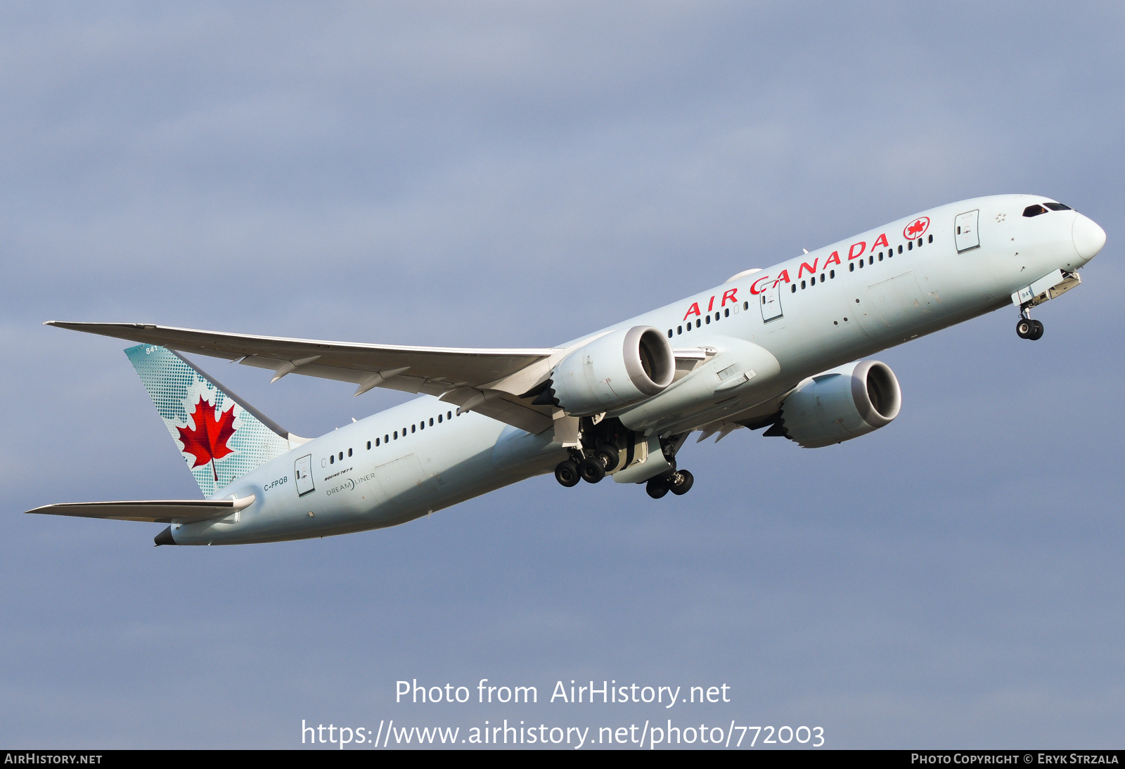 Aircraft Photo of C-FPQB | Boeing 787-9 Dreamliner | Air Canada | AirHistory.net #772003