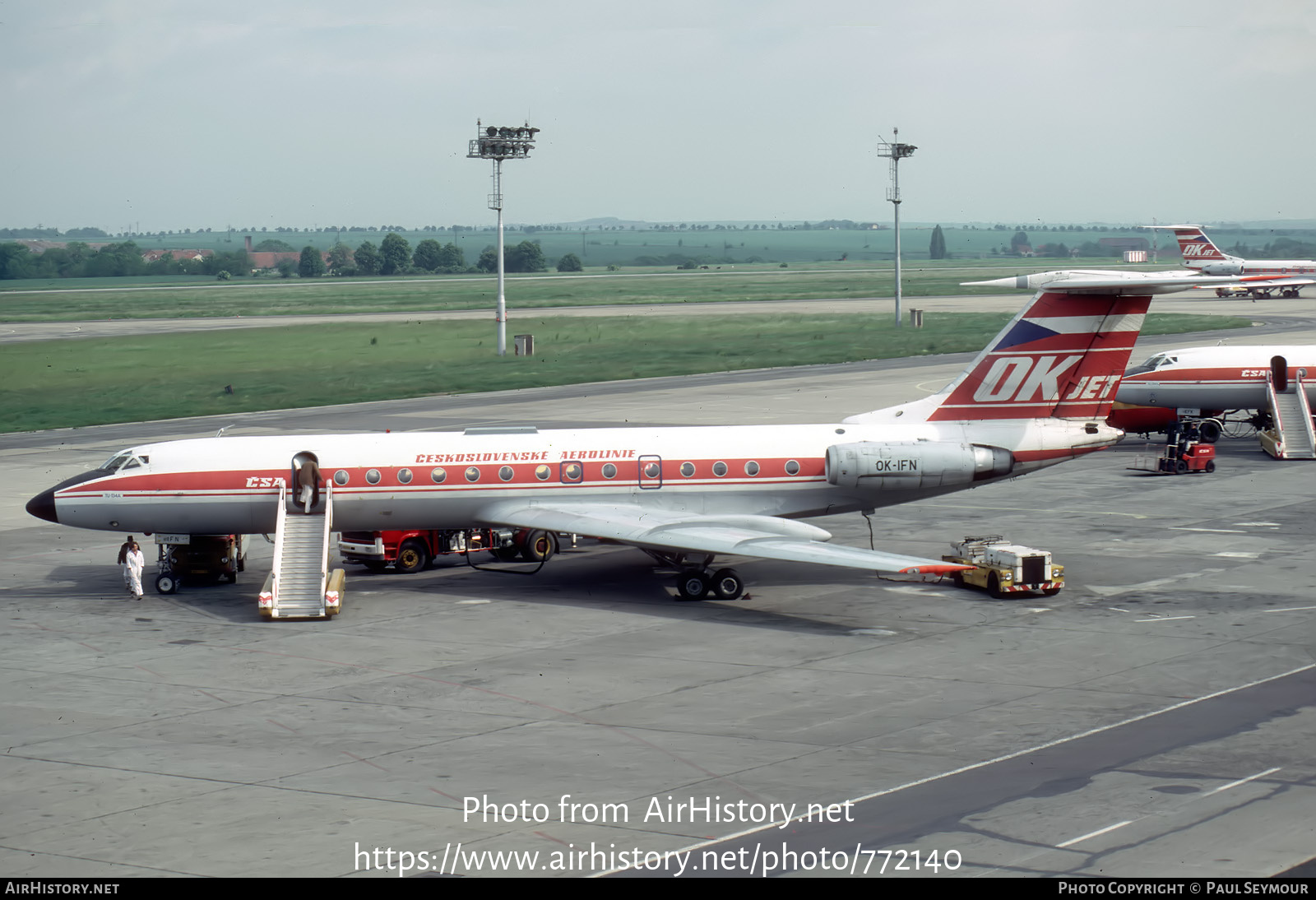 Aircraft Photo of OK-IFN | Tupolev Tu-134A | ČSA - Československé Aerolinie - Czechoslovak Airlines | AirHistory.net #772140