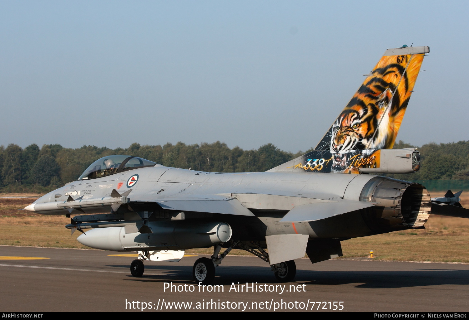 Aircraft Photo of 671 | General Dynamics F-16AM Fighting Falcon | Norway - Air Force | AirHistory.net #772155